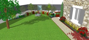 Aménagement jardin moderne   